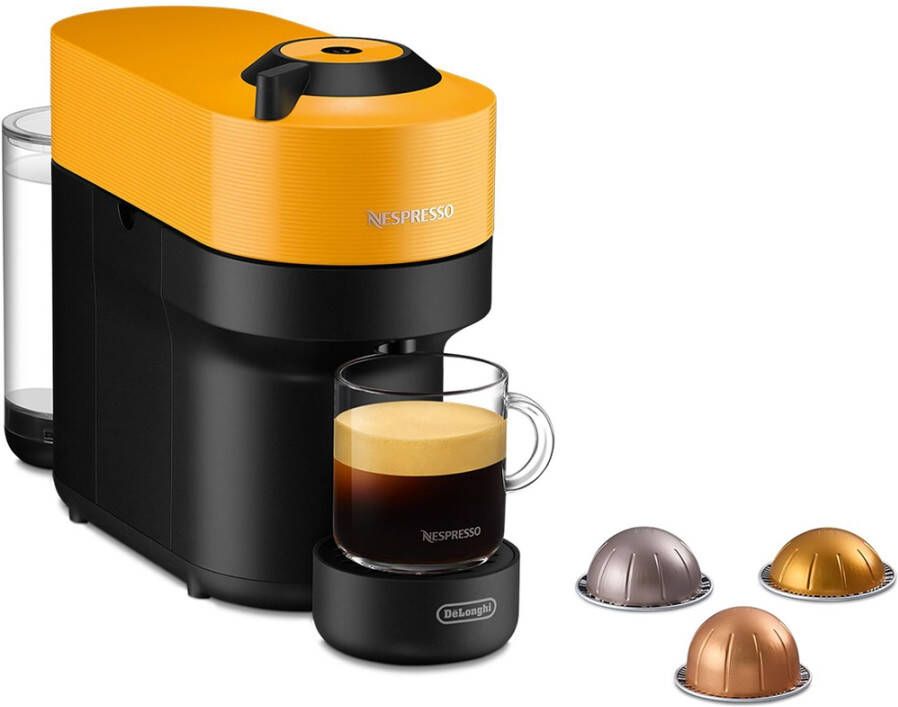 Nespresso Magimix koffieapparaat Vertuo Pop(Geel )