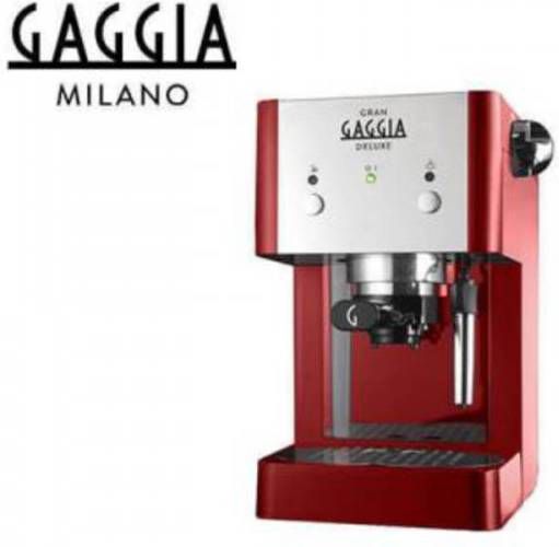 Gaggia Gran Deluxe Espresso apparaat Rood
