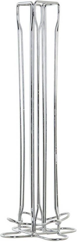 Items Koffie Cuphouder/dispenser Zilver 40 Cups Koffiecuphouders