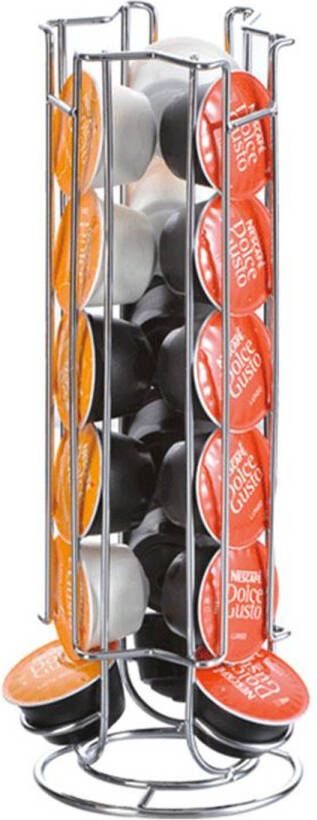 QUVIO Koffiecups Standaard Voor Dolce Gusto Capsules Chroom