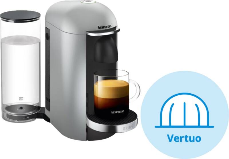 Krups Nespresso Vertuo Plus Deluxe XN900E Zilver