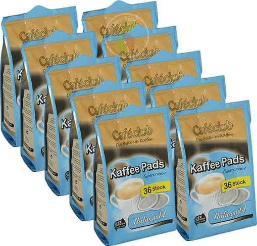 Cafeclub Supercreme Mild Koffiepads 36 stuks