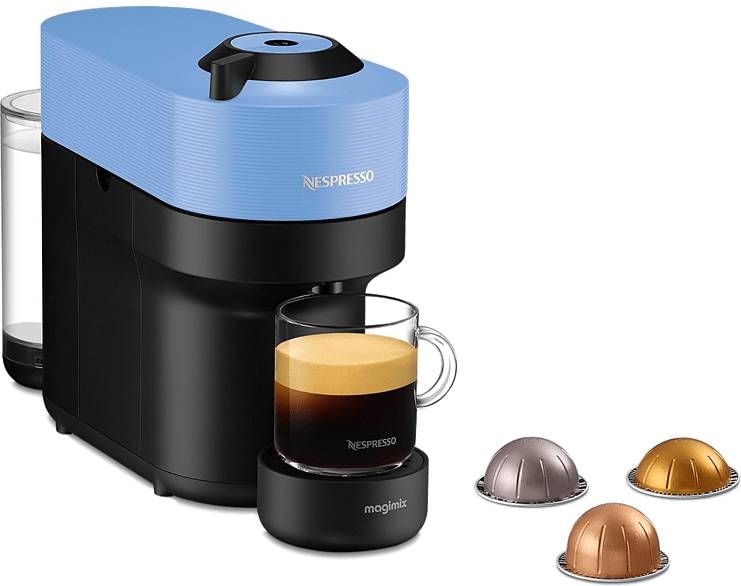 Nespresso Magimix koffieapparaat Vertuo Pop(Blauw )