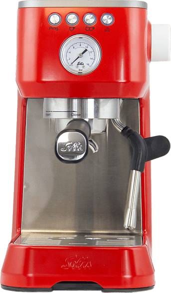 Solis Barista Perfetta Plus 1170 Espressomachine Pistonmachine Rood