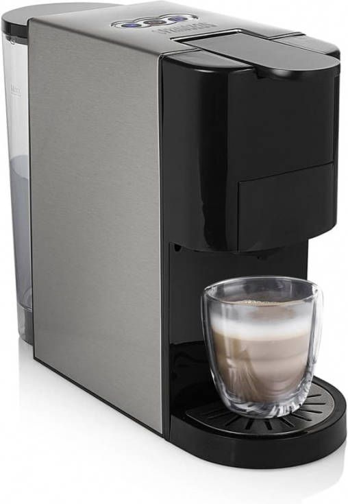 Princess 249450 Multi Capsule Koffiezetapparaat Staal 4 in 1 19 Bar Geschikt Voor Meerdere Koffiesoorten