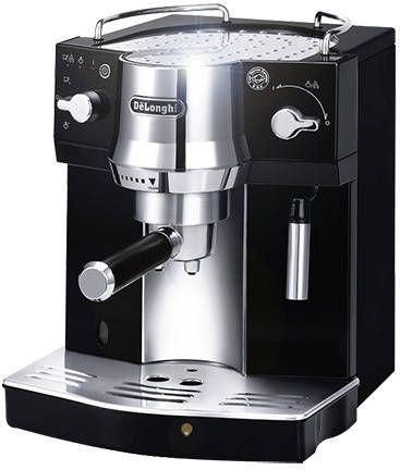 De'Longhi DeLonghi EC 820.B koffiezetapparaat Vrijstaand Espressomachine Zwart, Roestvrijstaal 1 l Handmatig