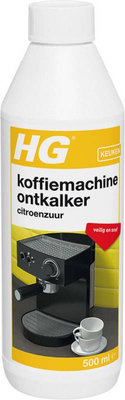 HG ontkalker voor espresso & padkoffiezetapparaten, 500 ml