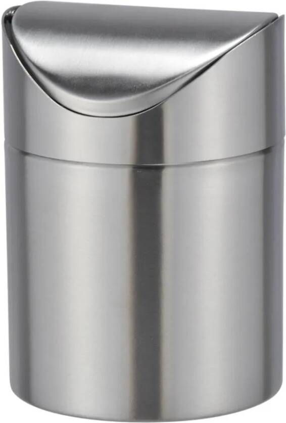 Haushalt 16034 Tafel Prullenbak Ca 1.2 Liter Rvs 19x12 Cm